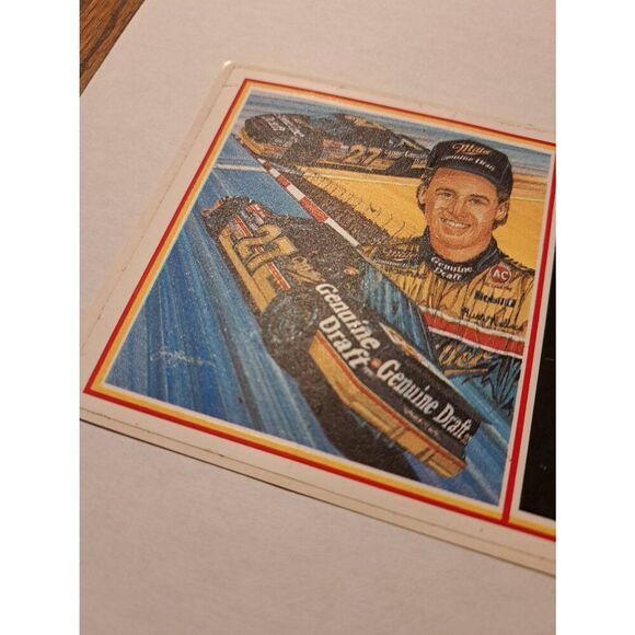Vintage Rusty Wallace Fan Club Miller Nascar Bumper Sticker Race Car Mancave - Picture 8 of 9